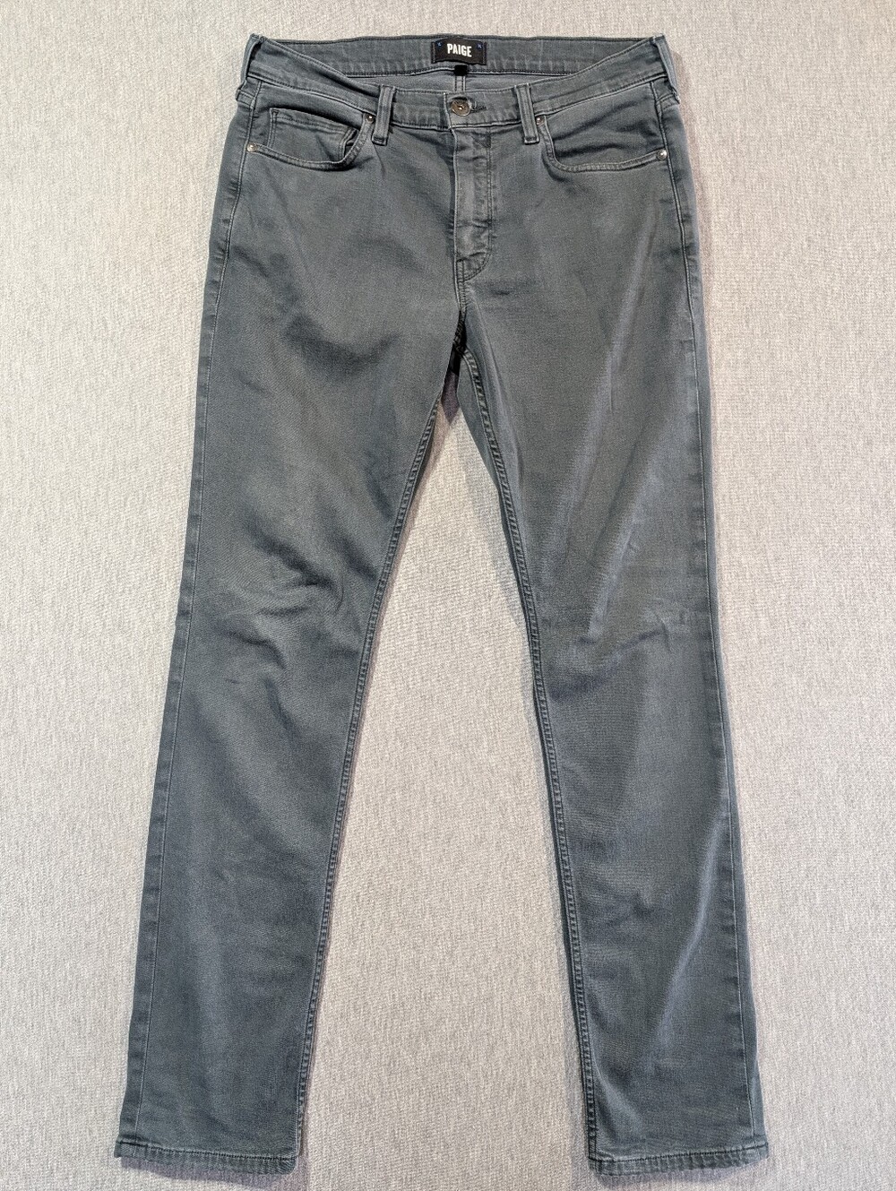 Paige Lennox Slim Pants Men's 32 Gray Transcend Denim